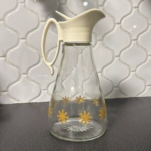Vintage Log Cabin syrup pitcher